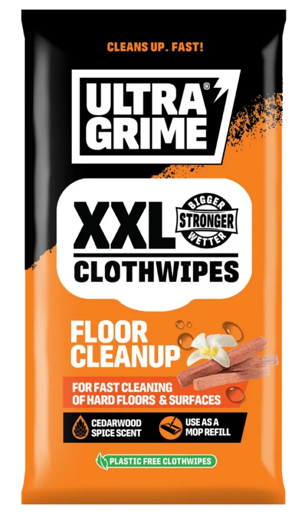 UltraGrime Podlahové čisticí ubrousky XXL+  20 ks